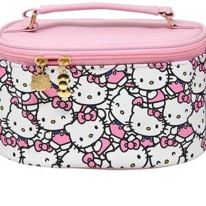 Hello Kitty Pink and White Cosmetic Bag